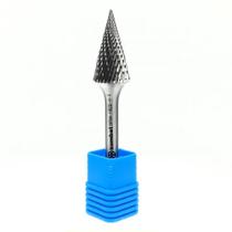 Lima Rotativa Metal Duro Cônica 16x19mm H6 Corte Cruzado