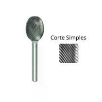 Lima rotativa modelo e oval 12mm - corte simples