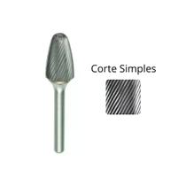 Lima rotativa modelo f árvore arredondada 12mm - corte simp Lima rotativa modelo f árvore arredondada 12mm - corte simp