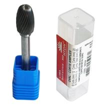 Lima Rotativa Oval 12 X 20Mm Metal Duro Corte Simples Htom Lima Rotativa Oval 12 X 20Mm Metal Duro Corte Simples Htom