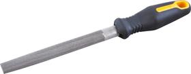 Lima triangular bastarda 6" com cabo plástico - Vonder