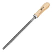 Lima triangular bastarda 8" com cabo de madeira - 1603555