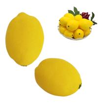 Limão Siciliano Artificial Realista Fruta Decoração