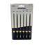 Limas agulha com cabo - jg 6 pcs brasfort