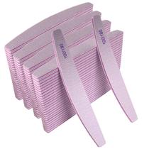 Limas de unhas Ahatopia 100/180 Grit 100 unidades para unhas de acrílico