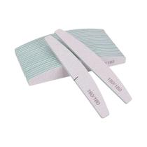 Limas De Unhas Profissionais Verde Limão 150 180 Lixa Forte E Grossa Ferramentas De Meia Lua 5 10