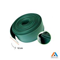 Limitador De Grama C/ Borda Gerplast 120mm X 25m Verde