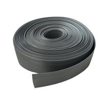 Limitador de Grama Cinza 25 mts - Faixa Protetor Fechamento Portão Grade Cerca