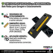 Limitador De Vaga Estacionamento Garagem Condomínio Celpan