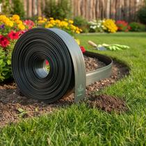 Limitador Separador Divisor De Grama e Pedra para Jardim Altura 8cm Com Borda Gold Plant