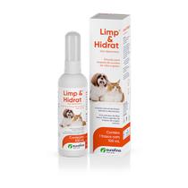 Limp e Hidrat 100ml - Ourofino - Limpeza de Ouvidos Cães e Gatos