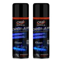 Limpa Ar Condicionado Higienização Automotiva Aroma Classic Kit com 2 - Orbi Química Limpa Ar Condicionado Higienização Automotiva Aroma Classic Kit com 2 - Orbi Química