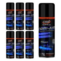 Limpa Ar Condicionado Higienização Automotiva Aroma Classic Kit com 6 - Orbi Química