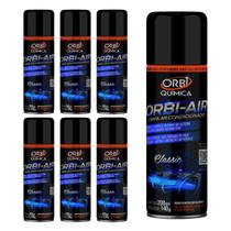 Limpa Ar Condicionado Higienização Automotiva Aroma Classic Kit com 6 - Orbi Química Limpa Ar Condicionado Higienização Automotiva Aroma Classic Kit com 6 - Orbi Química