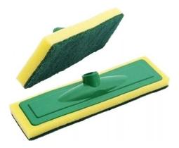 Limpa Azulejo - Rodo Esfregão Abrasivo Kit 2 unidades - Refil s/ cabo