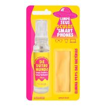 Limpa Bacterias Lentes Celulares 30ml com Lenço 15x10