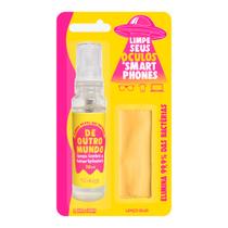 Limpa Bacterias Lentes Celulares 30ml com Lenço 15x10