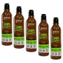 Limpa Banheiro Garoa Natural Vegano Capim Limão 600ml Kit 5