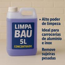 Limpa Baú Alumínio Automotivo Concentrado 5 Litros Limpa Baú Alumínio Automotivo Concentrado 5 Litros