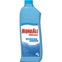 Limpa Bordas Líquido para Piscina Hidroall Hidrosan De 1 Litro Cristalino Vermelho Limpa Bordas Líquido para Piscina Hidroall Hidrosan De 1 Litro Cristalino Vermelho