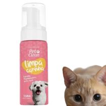 Limpa Carinha Espuma PetClean Cães Gato Cachorro Pet 150ml
