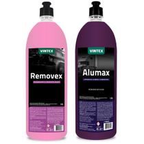 Limpa Carrocerias Alumínio Alumax 1,5l + Removex Vintex 1,5l