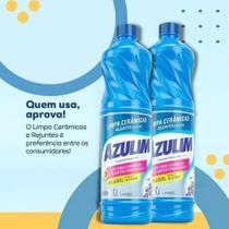 Limpa Cerâmicas e Azulejos Azulim Lavanda ou Citrus 1L - Kit Com 12 Unidades Limpa Cerâmicas e Azulejos Azulim Lavanda ou Citrus 1L - Kit Com 12 Unidades