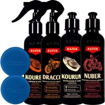 Limpa Couro Spray Banco Kourex Razux Dracco Nuber Plásticos