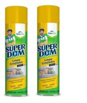 Limpa Estofados Banco Carpetes Spray Super Dom 300Ml C/3