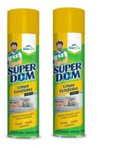 Limpa Estofados Banco Carpetes Spray Super Dom 300Ml C/3 Limpa Estofados Banco Carpetes Spray Super Dom 300Ml C/3