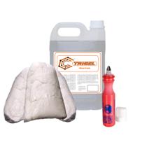 Limpa Ferramentas (Clean Tools) 5 Litros, Estopa de Algodão 2Kg & Marcador Industrial