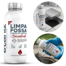 Limpa Fossa Ralos Caixa De Gordura Microfibra Concentrado 1 Litro Dissolve Crosta Etaniz
