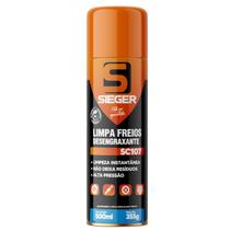 Limpa Freios Sieger SC107 500ml Desengraxante Alta Pressão Limpa Freios Sieger SC107 500ml Desengraxante Alta Pressão