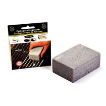 Limpa grelha espatula tijolo limpeza churrasqueira panelas multiuso pedra esponja chapa espeto