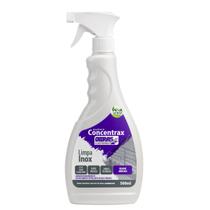 Limpa Inox Desengordurante Brilho Concentrax 500ml Cromados - Tira Manchas Prático Secagem Rápida Elevador / Corrimão Limpa Inox Desengordurante Brilho Concentrax 500ml Cromados - Tira Manchas Prático Secagem Rápida Elevador / Corrimão