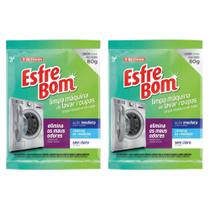 Limpa Máquina De Lavar Roupas Esfrebom 80g Kit Com 2unidades Limpa Máquina De Lavar Roupas Esfrebom 80g Kit Com 2unidades