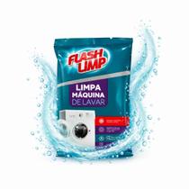 Limpa Máquina Flash Limp 80g Em Pó Para Lavadora/Lava-Louças
