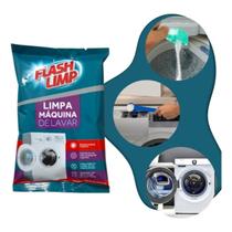 Limpa maquinas de lavar sache 80 gramas flash limp