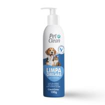 Limpa Orelhas Cachorro e Gatos Pet Clean 100g