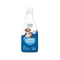 Limpa Orelhas para Cães e Gatos - Pet Clean 500 ml