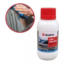 Limpa ParaBrisa Wurth 100 ml Fluido Liquido Limpeza Carro Viseira Capacete Limpa ParaBrisa Wurth 100 ml Fluido Liquido Limpeza Carro Viseira Capacete