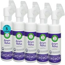 Limpa patas 150ml higieniza e hidrata smell fresh kit com 5 Limpa patas 150ml higieniza e hidrata smell fresh kit com 5