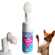 Limpa Patas em Espuma para Cachorro Pump Dog Gato Patinha