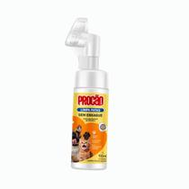 Limpa Patas Spray Espuma Escova Para Cães Gatos Procão 150ml