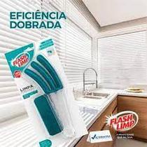 Limpa Persianas Vidros Janelas Box Banheiro De Microfibra FLP6674 Flash Limp