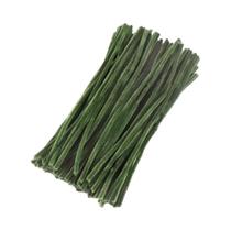 Limpa-Pipas Verdes 100 Peças, Hastes De Chenille Para Artesanato Infantil E Suprimentos De Arte DIY