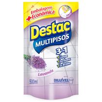 Limpa Pisos Multipisos Lavanda Refil Destac 500ml Limpa Pisos Multipisos Lavanda Refil Destac 500ml