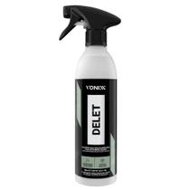 Limpa pneus e borrachas automotivo 500 ml com gatilho - Delet Limpa pneus e borrachas automotivo 500 ml com gatilho - Delet