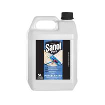 Limpa Porcelanato Concentrado Limpador Pisos Sanol Pro 5L