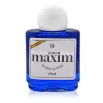 Limpa Pratas Maxim Original 40ml - Liquido Para Limpar Prata Limpa Pratas Maxim Original 40ml - Liquido Para Limpar Prata